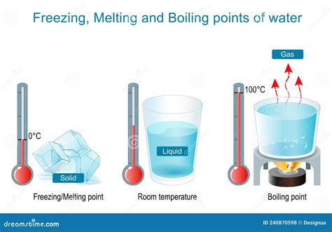 Boiling and Freezing Points of Pure and Salty Water.
